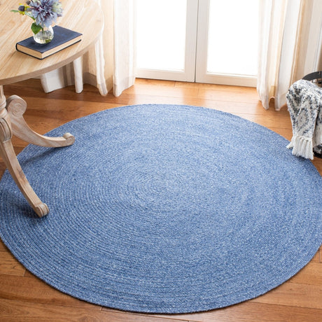 Safavieh Braided Brd800M Blue Rugs.