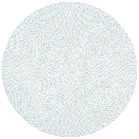 Safavieh Braided Brd801B Ivory/Light Blue Rugs.