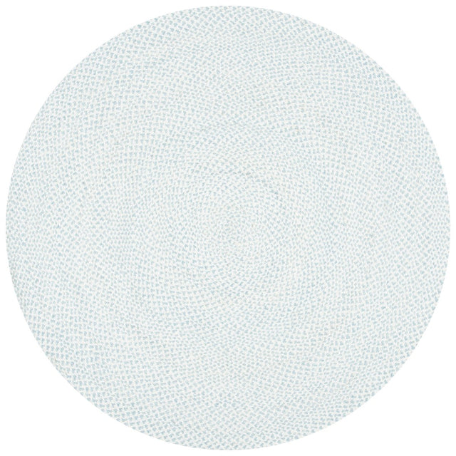 Safavieh Braided Brd801B Ivory/Light Blue Rugs.