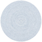 Safavieh Braided Brd801M Blue/Ivory Rugs.