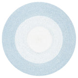 Safavieh Braided Brd802J Aqua/Ivory Rugs.