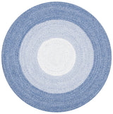 Safavieh Braided Brd802M Blue/Ivory Rugs.