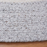 Safavieh Braided Brd803B Ivory/Light Grey Rug.