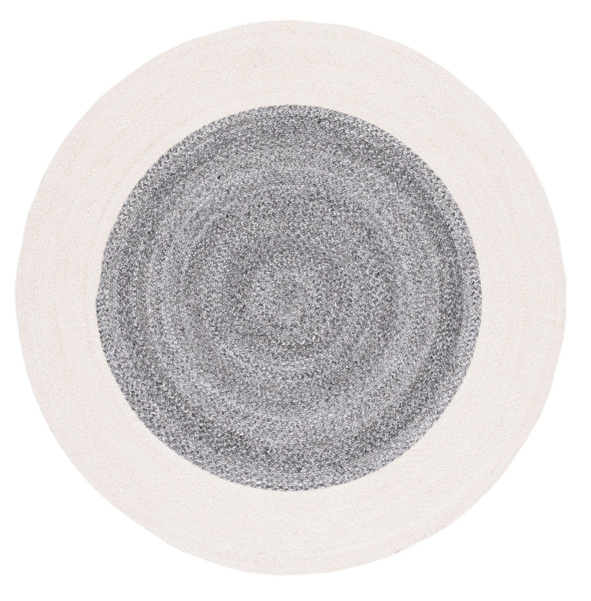 Safavieh Braided Brd803C Dark Grey/Ivory Rug.