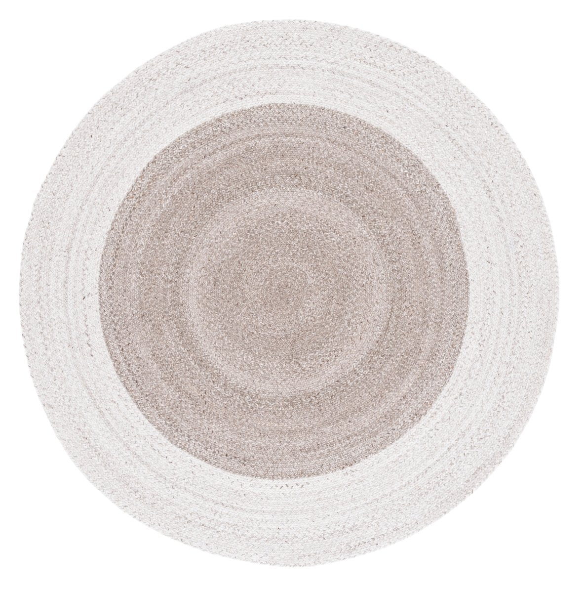 Safavieh Braided Brd803E Beige/Light Grey Rug.