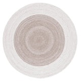 Safavieh Braided Brd803E Beige/Light Grey Rug.