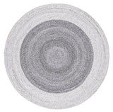 Safavieh Braided Brd803H Dark Grey/Light Grey Rug.