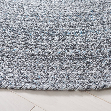 Safavieh Braided Brd804H Dark Grey/Light Blue Rug.