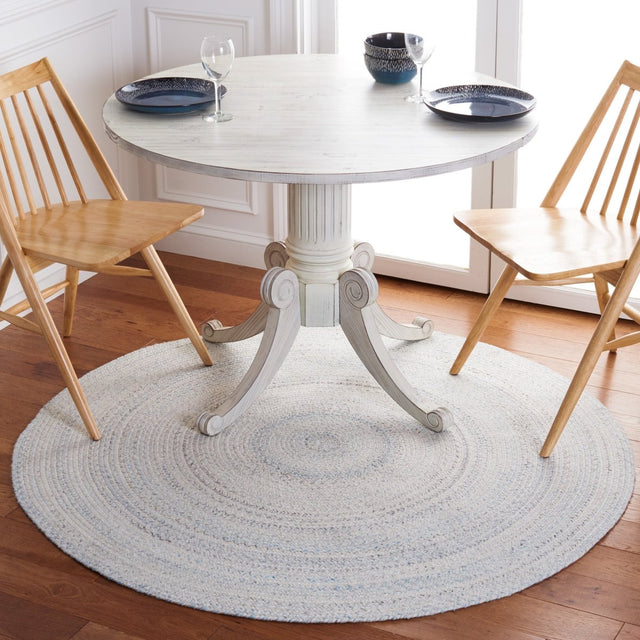 Safavieh Braided Brd804J Ivory/Light Blue Rug.