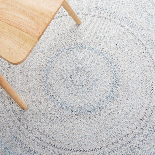 Safavieh Braided Brd804J Ivory/Light Blue Rug.