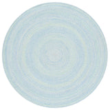 Safavieh Braided Brd804K Green/Blue Rug.