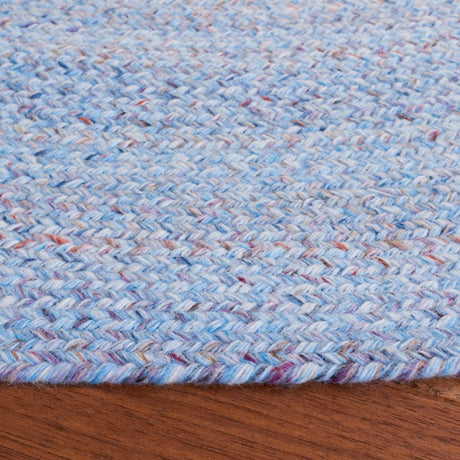 Safavieh Braided Brd804L Light Blue/Red Rug - Safavieh - brd804l - 3r