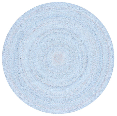 Safavieh Braided Brd804L Light Blue/Red Rug - Safavieh - brd804l - 3r