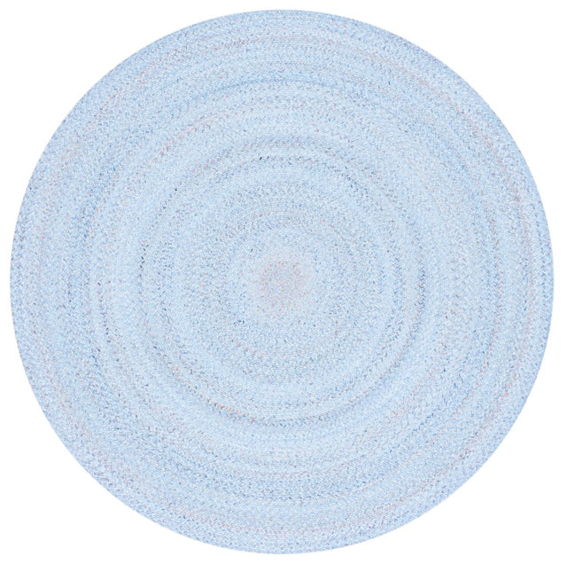 Safavieh Braided Brd804L Light Blue/Red Rug.