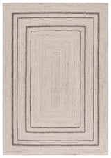 Safavieh Braided 4'-0" x 6'-0" Rug in Beige / Brown