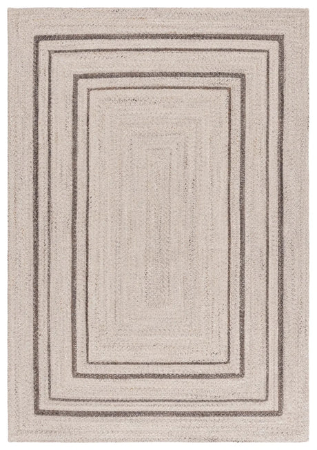 Safavieh Braided 4'-0" x 6'-0" Rug in Beige / Brown