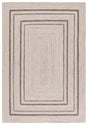 Safavieh Braided 4'-0" x 6'-0" Rug in Beige / Brown
