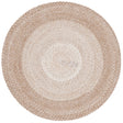 Safavieh Braided 3'-0" x 3'-0" Rug in Beige