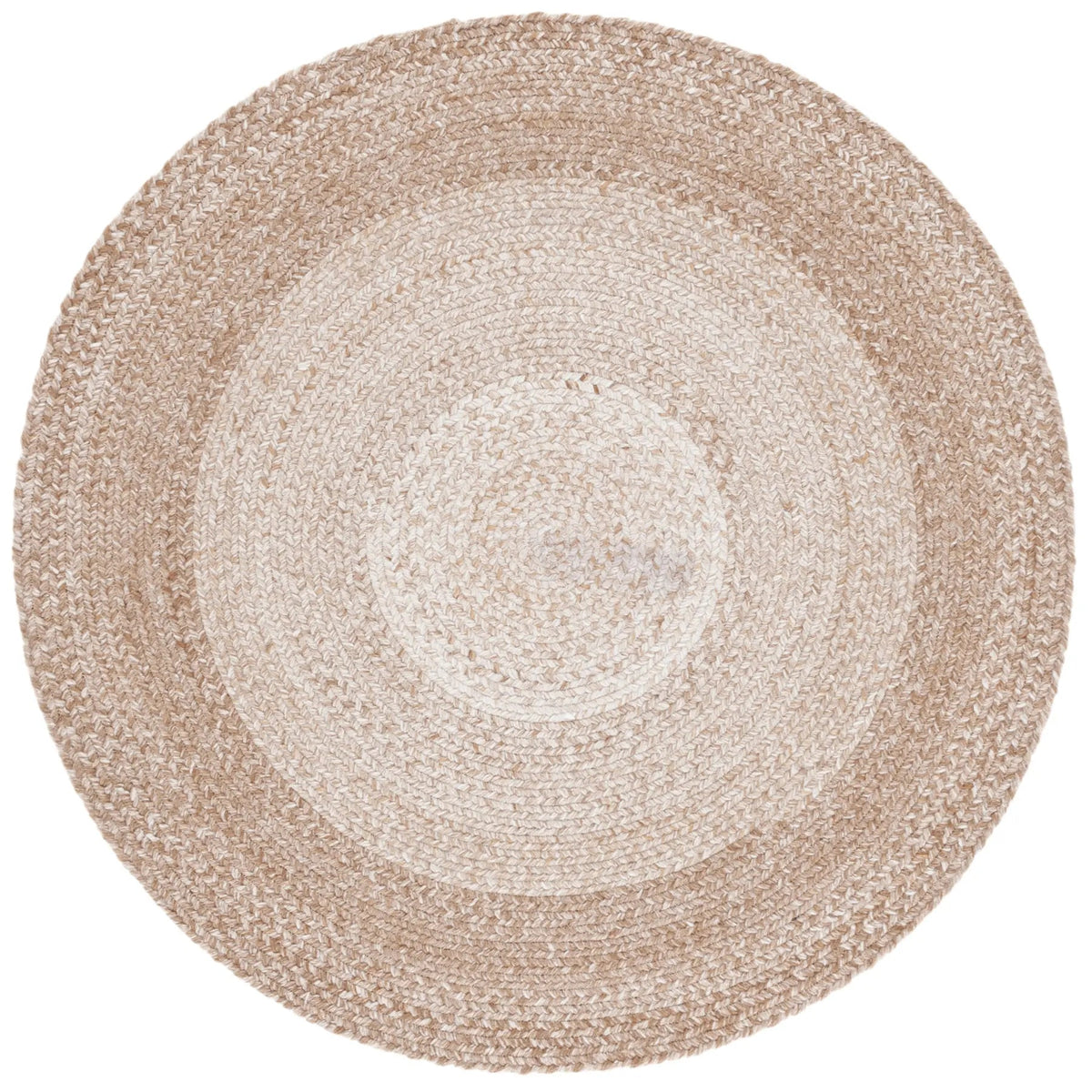 Safavieh Braided 3'-0" x 3'-0" Rug in Beige