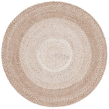 Safavieh Braided 3'-0" x 3'-0" Rug in Beige