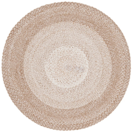 Safavieh Braided 3'-0" x 3'-0" Rug in Beige