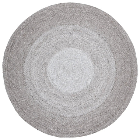Safavieh Braided 5'-0" x 5'-0" Rug in Light Grey