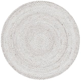 Safavieh Braided 3'-0" x 3'-0" Rug in Ivory