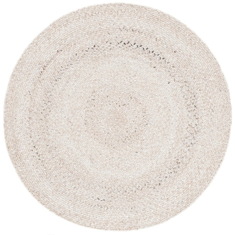 Safavieh Braided 3'-0" x 3'-0" Rug in Beige