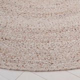 Safavieh Braided 5'-0" x 5'-0" Rug in Tan