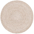 Safavieh Braided 3'-0" x 3'-0" Rug in Tan