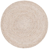 Safavieh Braided 3'-0" x 3'-0" Rug in Tan