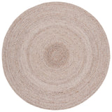 Safavieh Braided 5'-0" x 5'-0" Rug in Tan