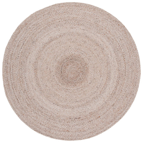 Safavieh Braided 5'-0" x 5'-0" Rug in Tan