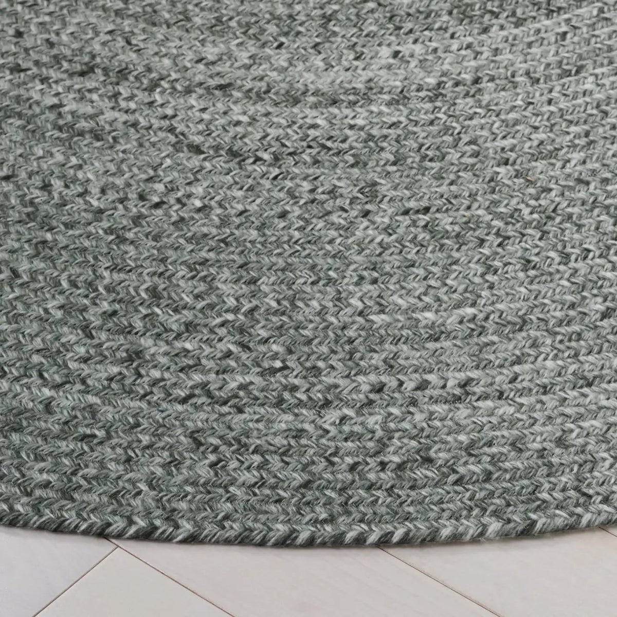 Safavieh Braided 5'-0" x 5'-0" Rug in Olive