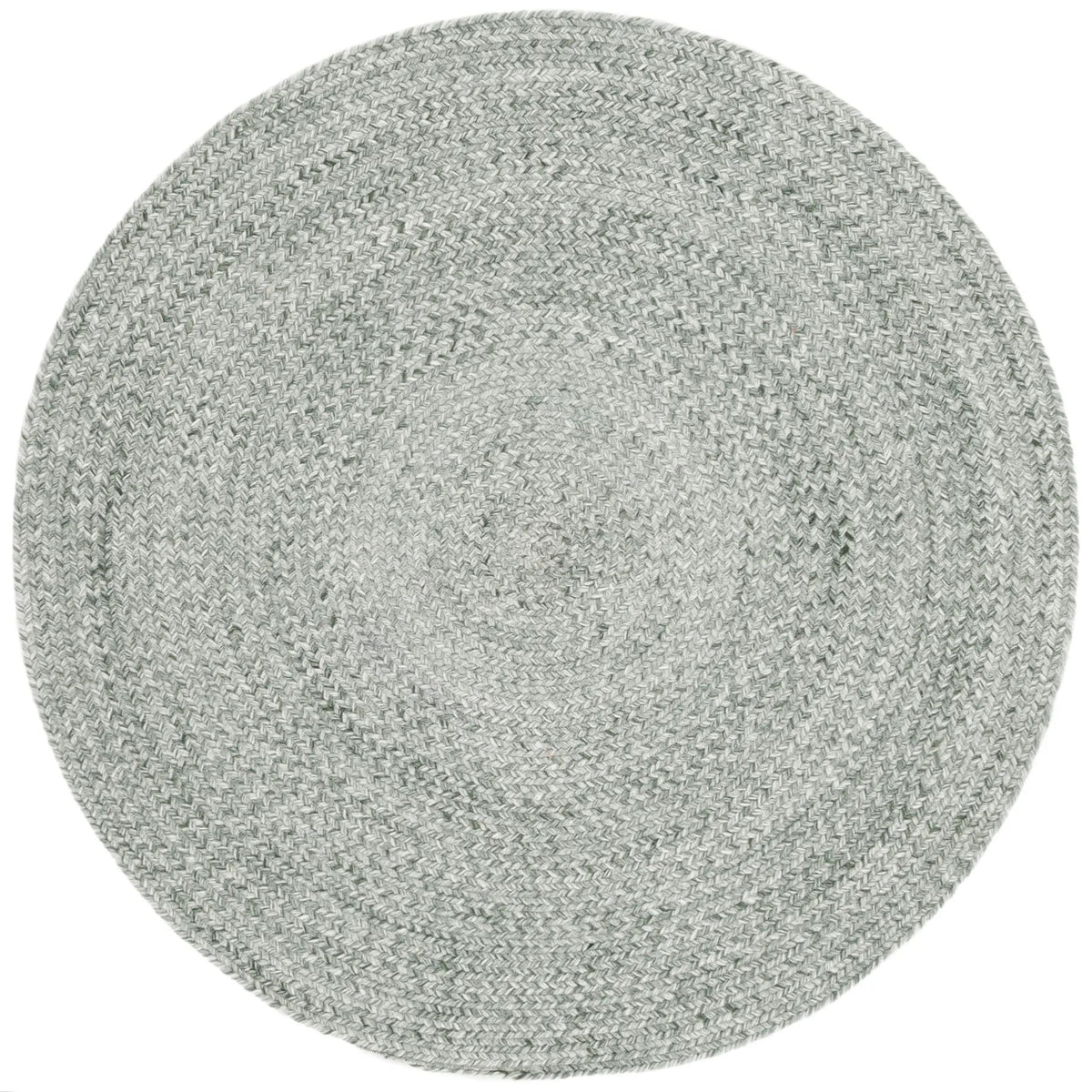Safavieh Braided 3'-0" x 3'-0" Rug in Olive
