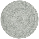 Safavieh Braided 3'-0" x 3'-0" Rug in Olive