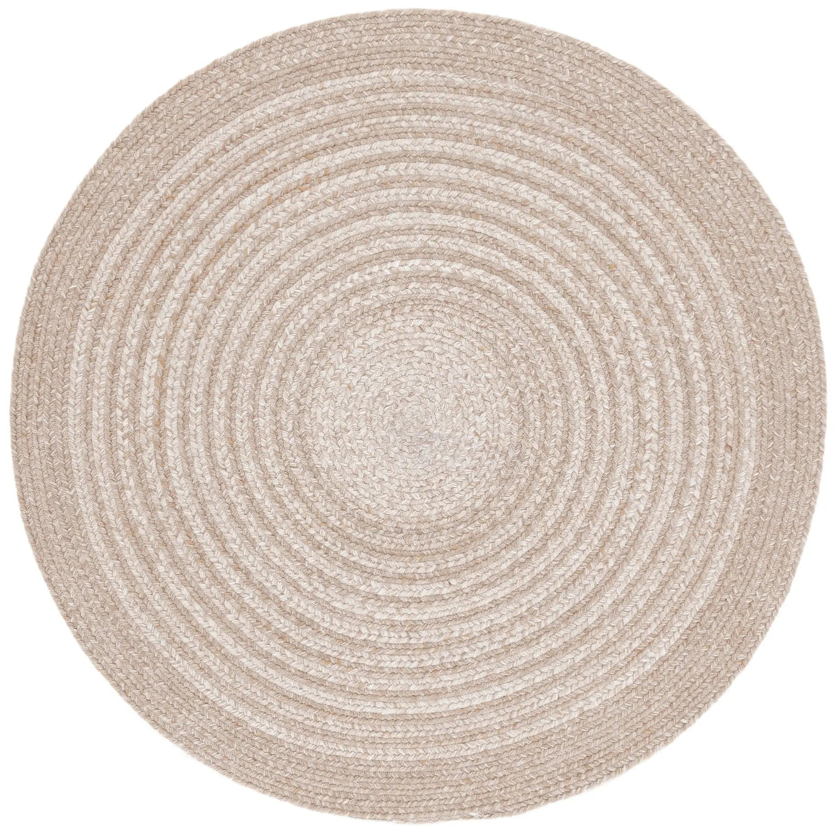 Safavieh Braided 3'-0" x 3'-0" Rug in Beige