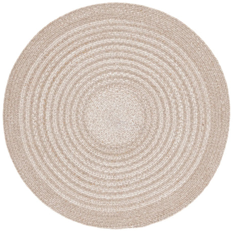 Safavieh Braided 3'-0" x 3'-0" Rug in Beige