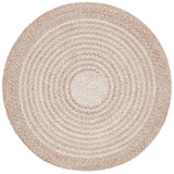 Safavieh Braided 3'-0" x 3'-0" Rug in Tan