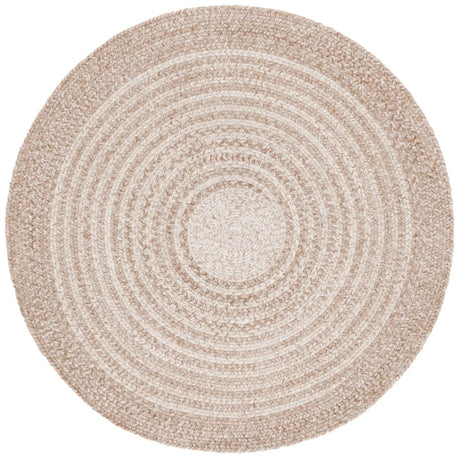 Safavieh Braided 3'-0" x 3'-0" Rug in Tan