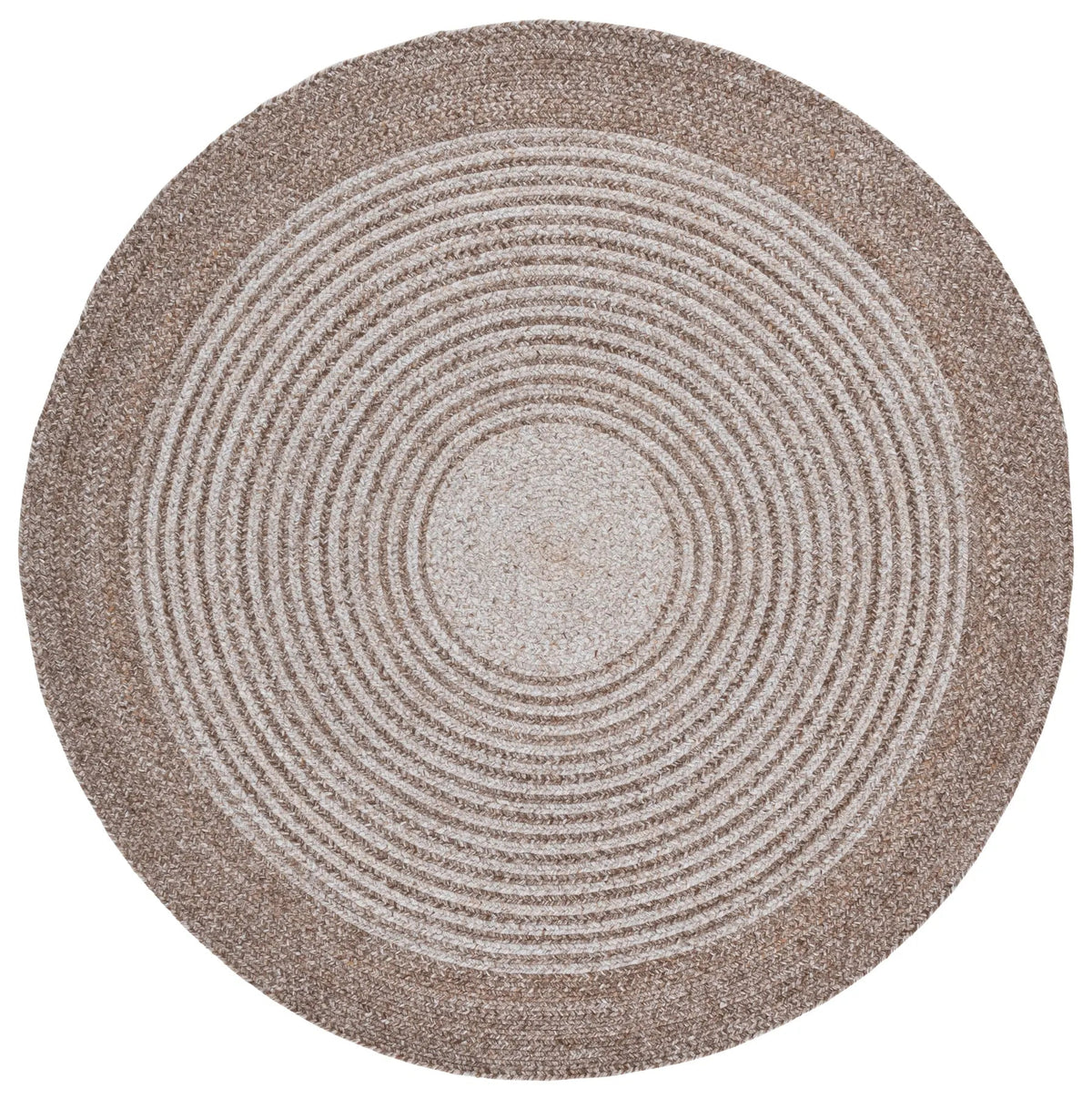 Safavieh Braided 5'-0" x 5'-0" Rug in Taupe
