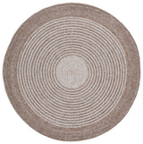 Safavieh Braided 5'-0" x 5'-0" Rug in Taupe