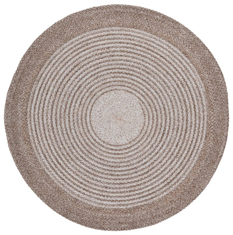 Safavieh Braided 5'-0" x 5'-0" Rug in Taupe