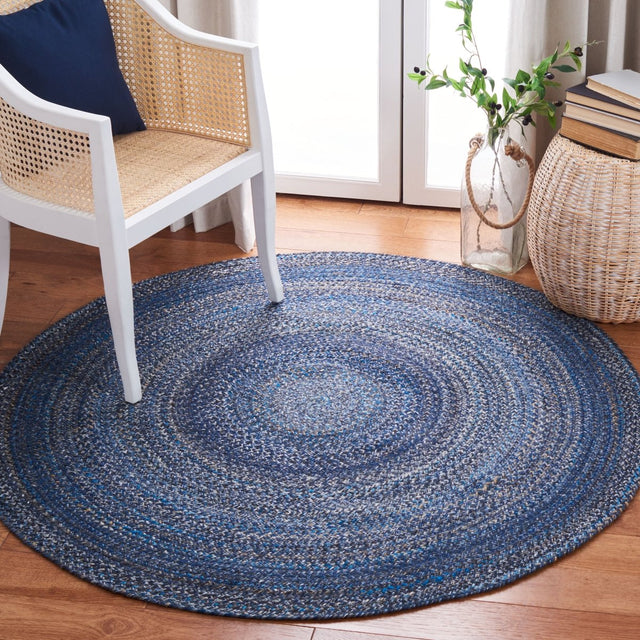 Safavieh Braided Brd851N Navy Rugs.