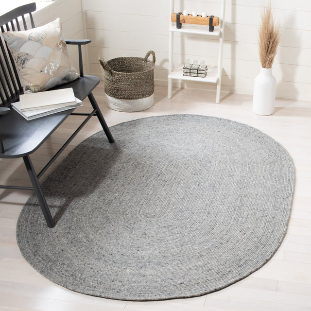 Safavieh Braided Brd901F Grey Rugs.