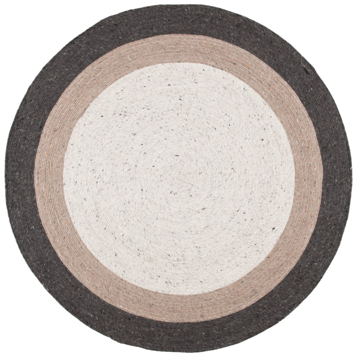 Safavieh Braided Brd903H Charcoal/Ivory Rugs.