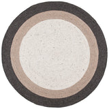 Safavieh Braided Brd903H Charcoal/Ivory Rugs.