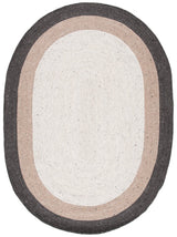 Safavieh Braided Brd903H Charcoal/Ivory Rugs.