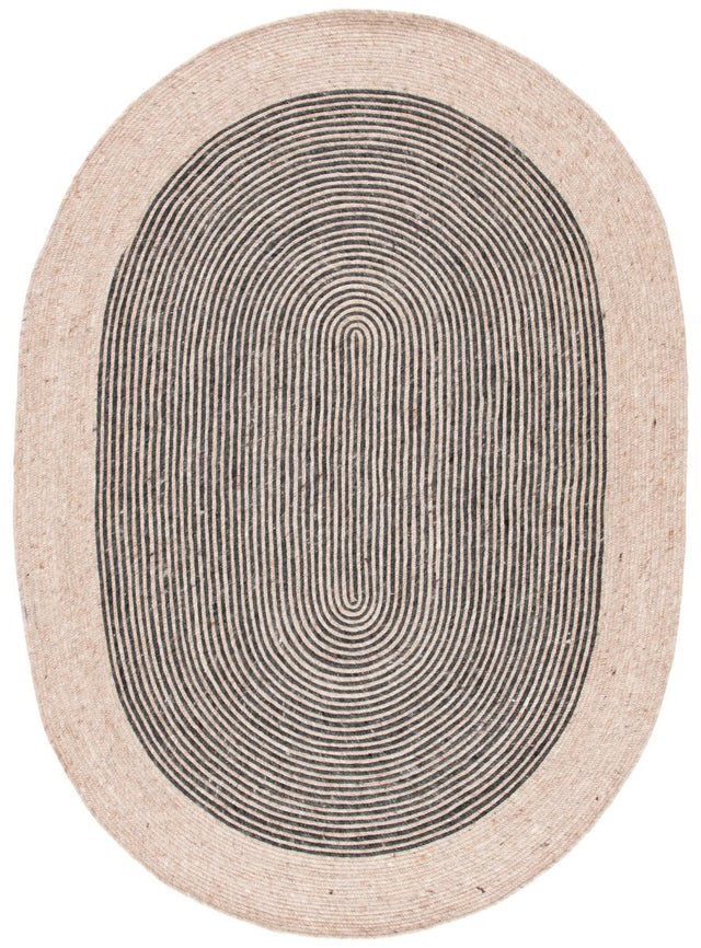 Safavieh Braided Brd904B Beige/Black Rugs.