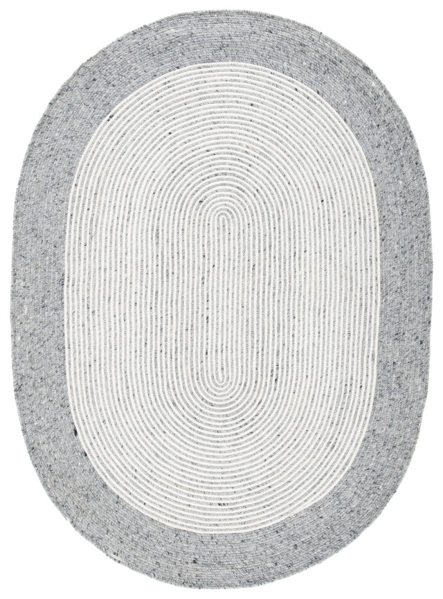 Safavieh Braided Brd904G Grey/Ivory Rugs.